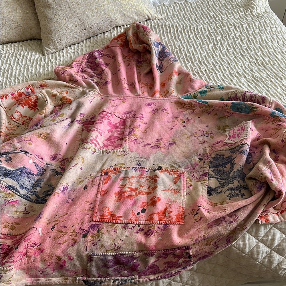 Magnolia Pearl Cotton Mirabeau Floral Patchwork Hooded Jacket - Picture 6 of 8